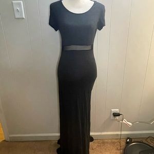 Rolla Coster Bodycon Side Slit Maxi Dress